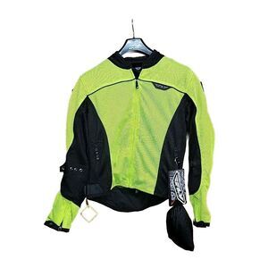 FLY Flux Air Jacket Mesh Breathable Padded Technical Riding Gear W/rain Liner Sm